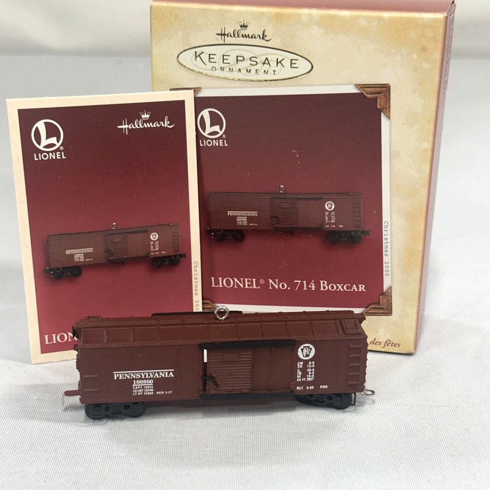 Vintage Hallmark Keepsake Lionel Railroad Ornaments (lot of 8) - Picture 6 of 9